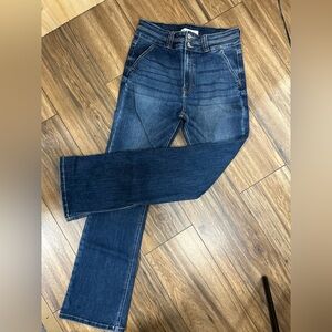 Kancan High Rose Bootcut Denim